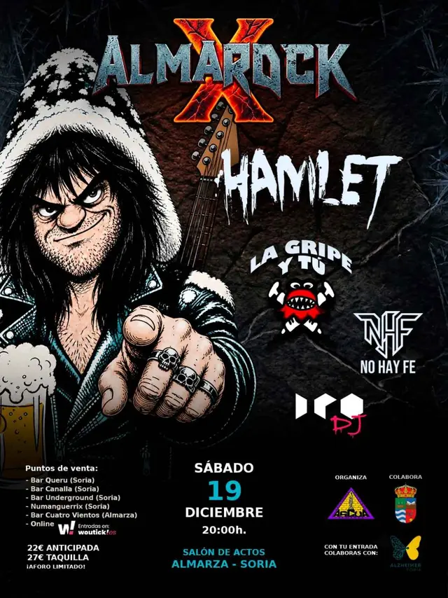Almarock celebra diez ediciones con Hamlet y otros nombres del rock