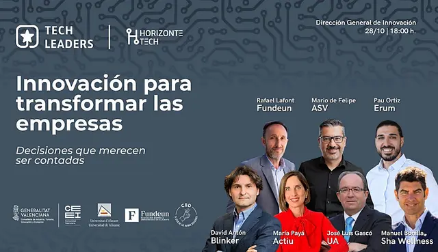 Cinco compañías alicantinas compartirán experiencias de transformación empresarial