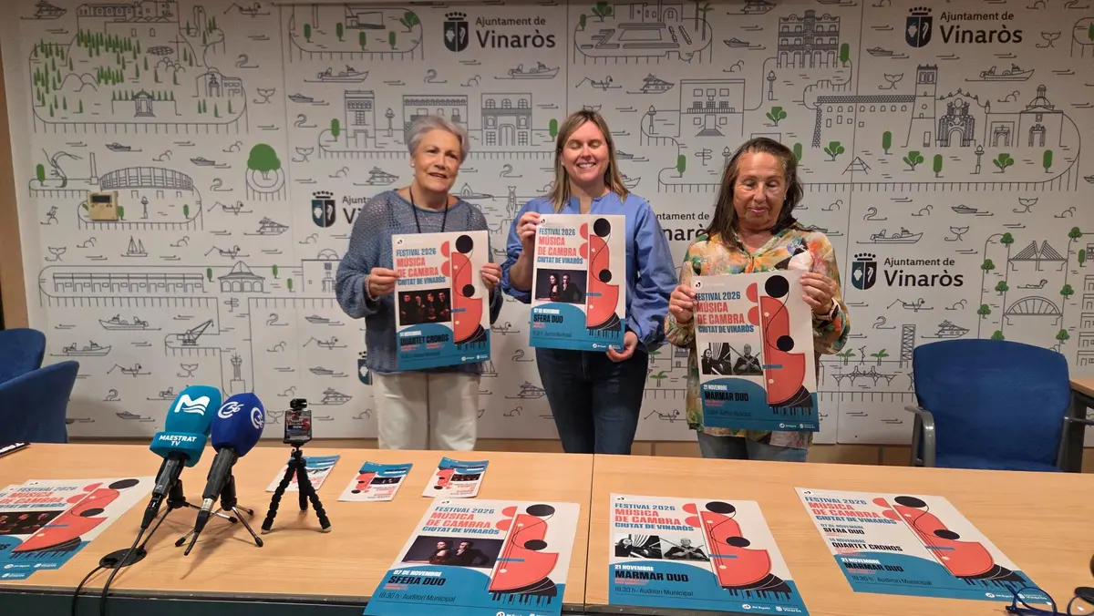 Vinaròs programa tres citas de música de cámara para noviembre de 2026