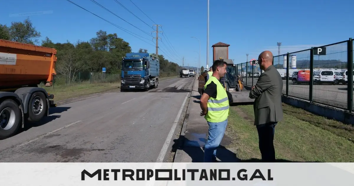 Comienza la mejora del firme en As Gándaras, con cambios de tráfico previstos