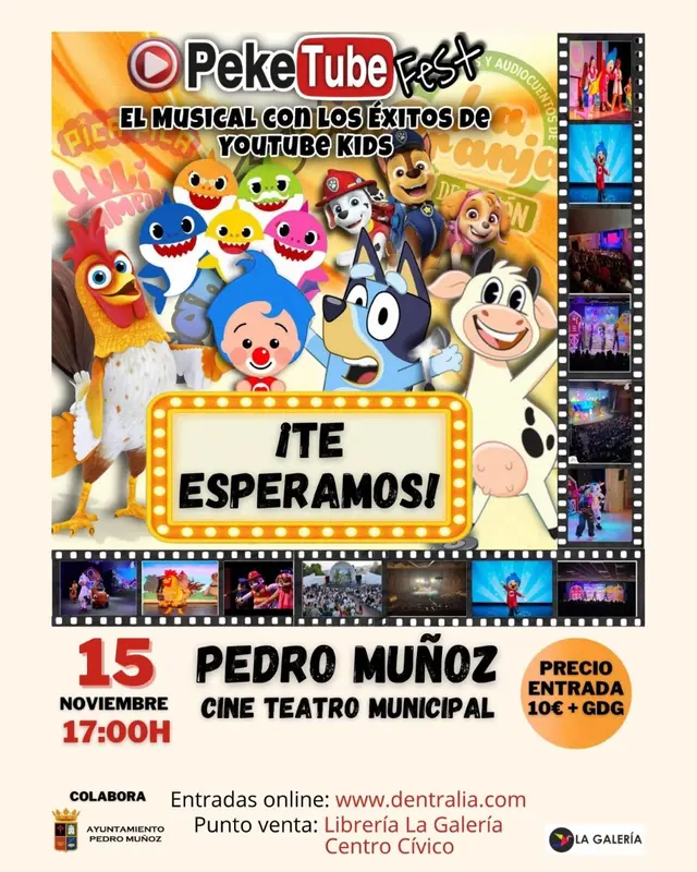 PekeTube llevará música y coreografías al Cine Teatro de Pedro Muñoz