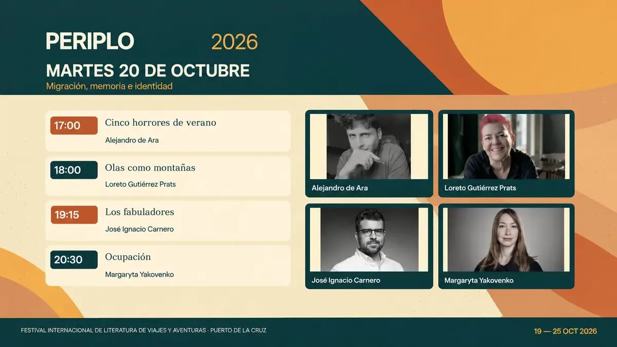 Periplo reúne en Puerto de la Cruz tres voces para hablar de migración e identidad