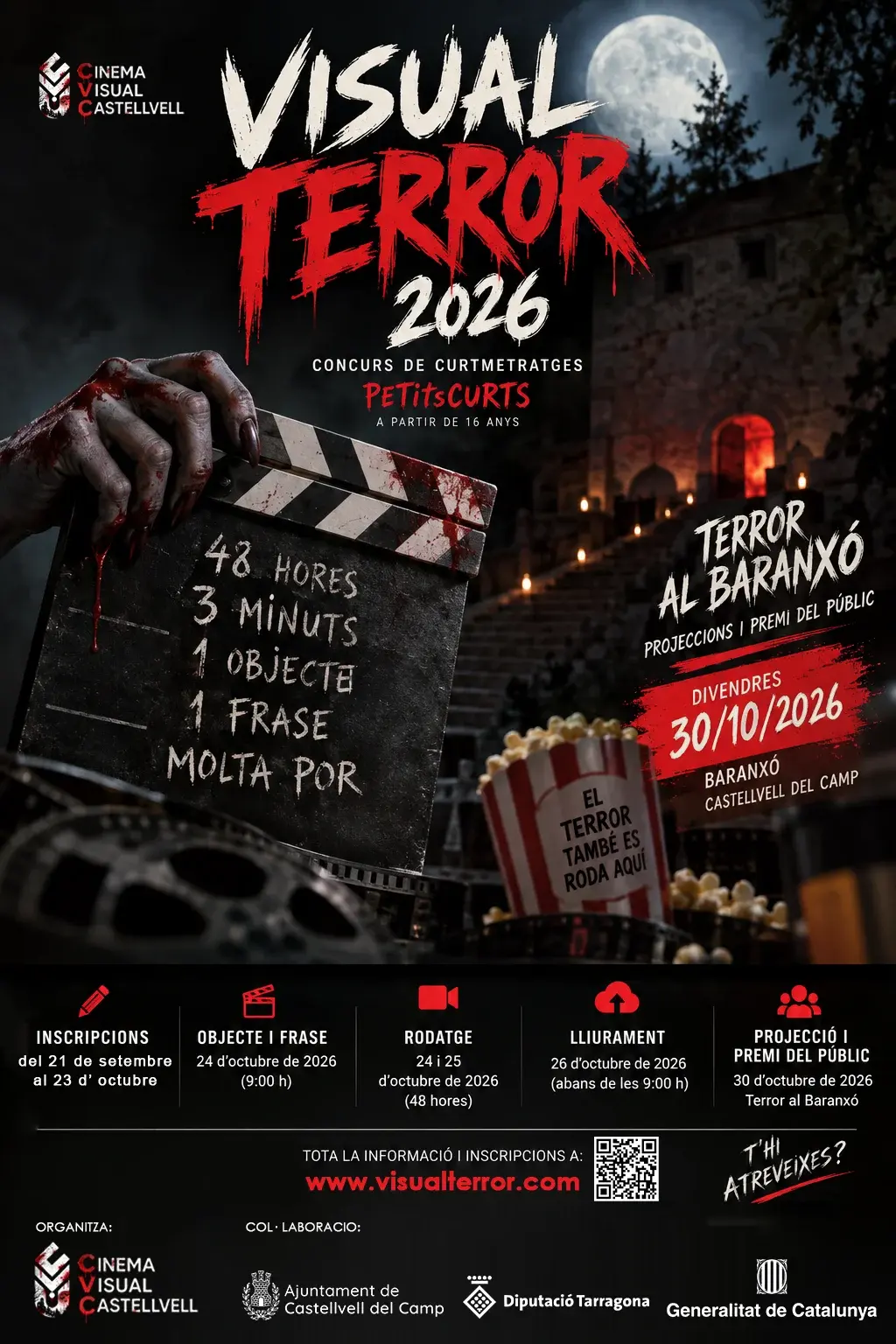 VISUAL TERROR 2026 suma una propuesta de cine fantástico a Castellvell del Camp