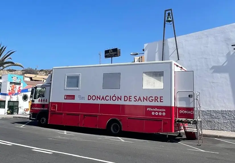 Arico habilita un punto móvil para donar sangre en el casco urbano