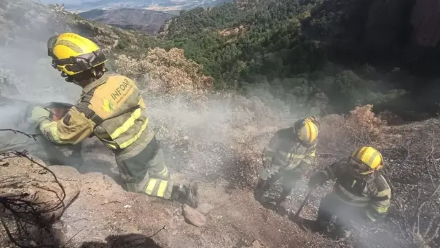 La Justicia en Jaca da por cerrada la investigación sobre la información del incendio de Riglos