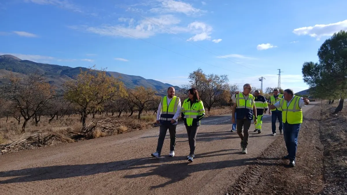 Revisan los accesos de la variante de Fondón en la A-348