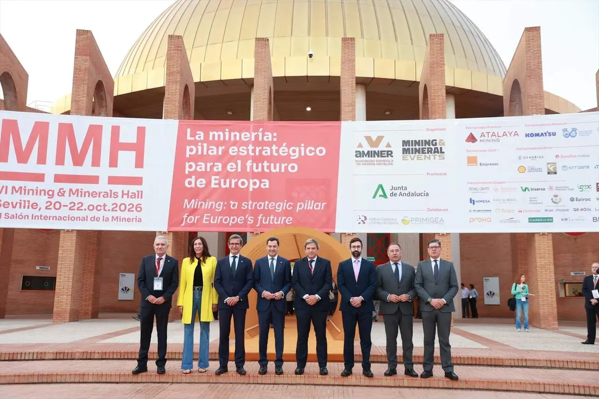El Mining and Minerals Hall abre en Sevilla con 332 expositores de 25 países