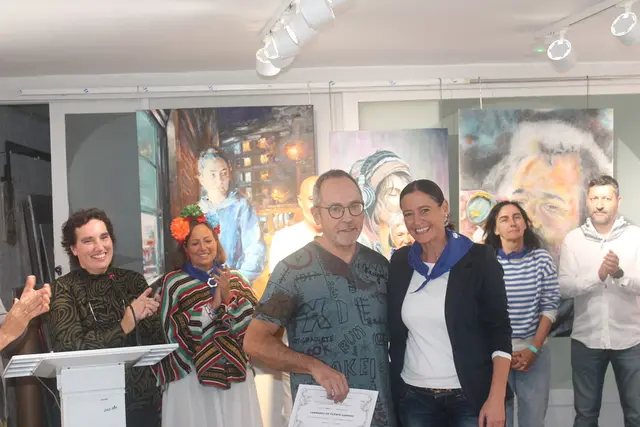 Fernando de Vicente se lleva el primer premio de pintura en Durango