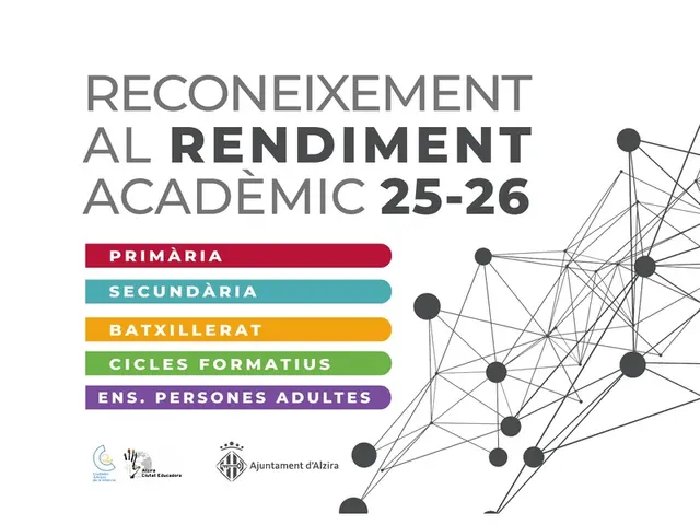 Alzira distinguirá al alumnado por sus resultados académicos