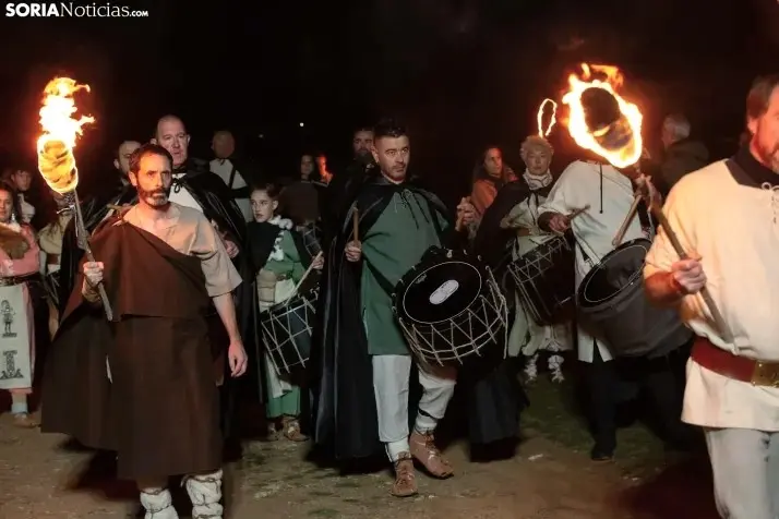Garray recreará el Samaín con antorchas y música celta en Numancia