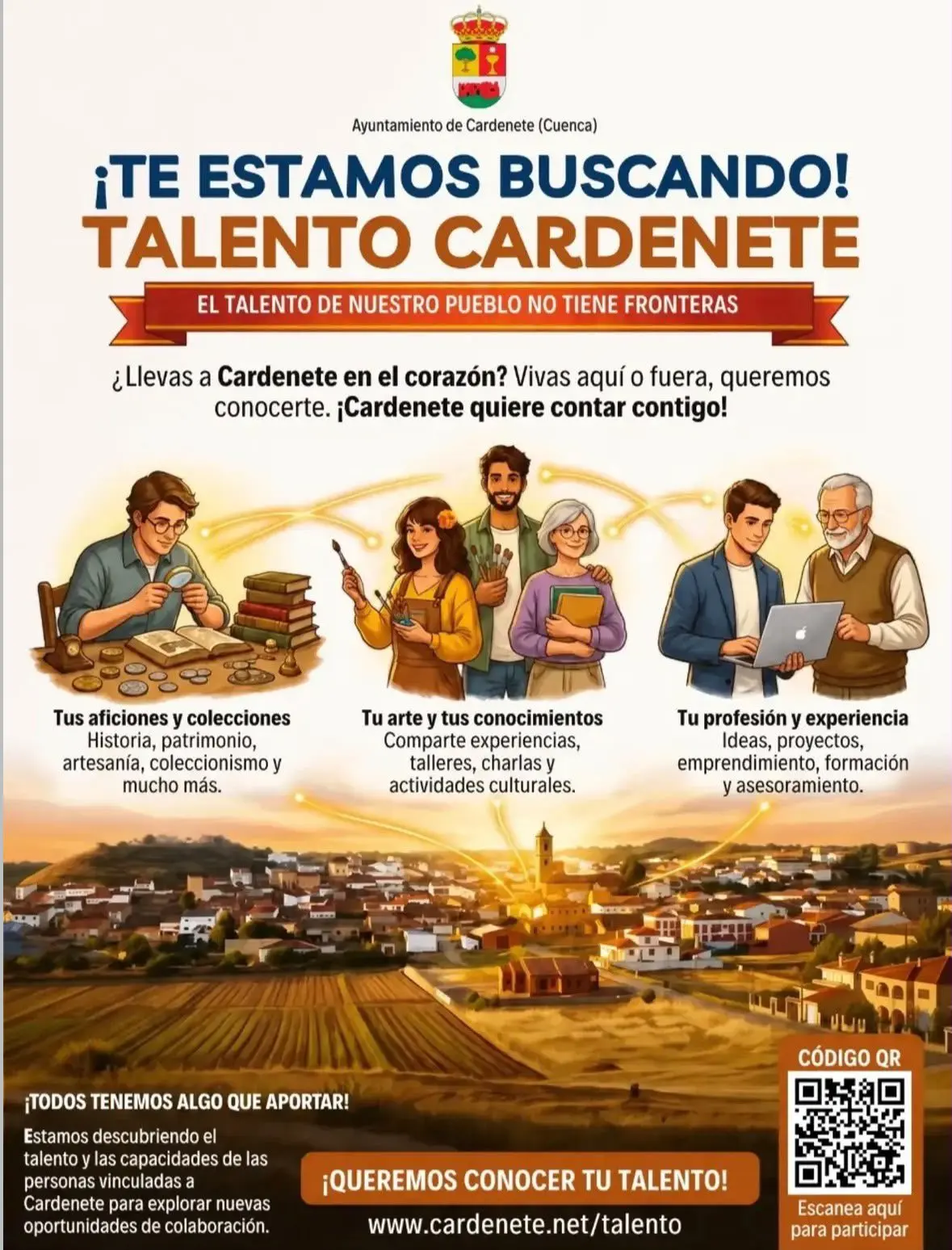Cardenete impulsa una iniciativa para reunir el talento de sus vecinos