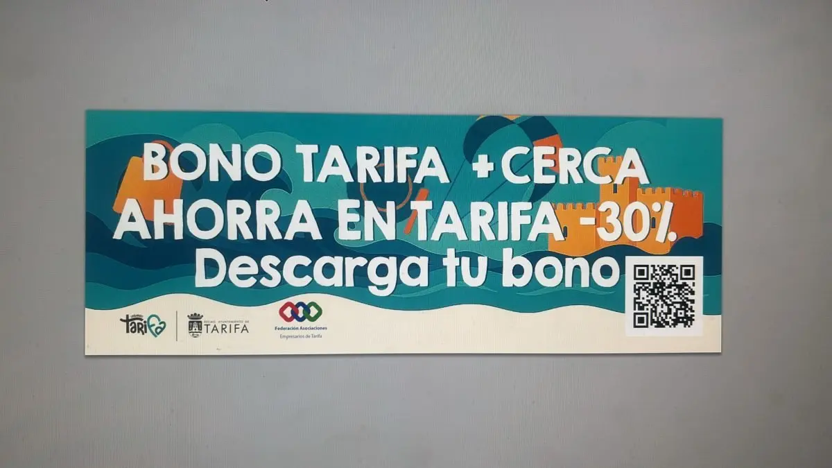 Tarifa lanza 10.000 bonos para incentivar las compras en el comercio local