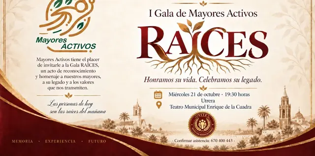 Utrera acoge la primera Gala RAÍCES dedicada a reconocer a las personas mayores