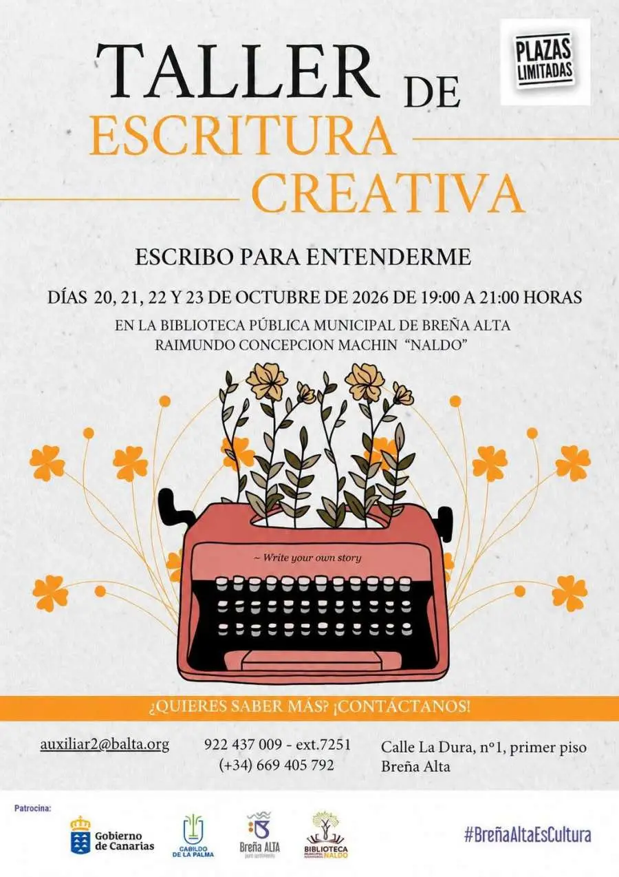 Teatro y escritura creativa protagonizan el Día de las Bibliotecas en Breña Alta