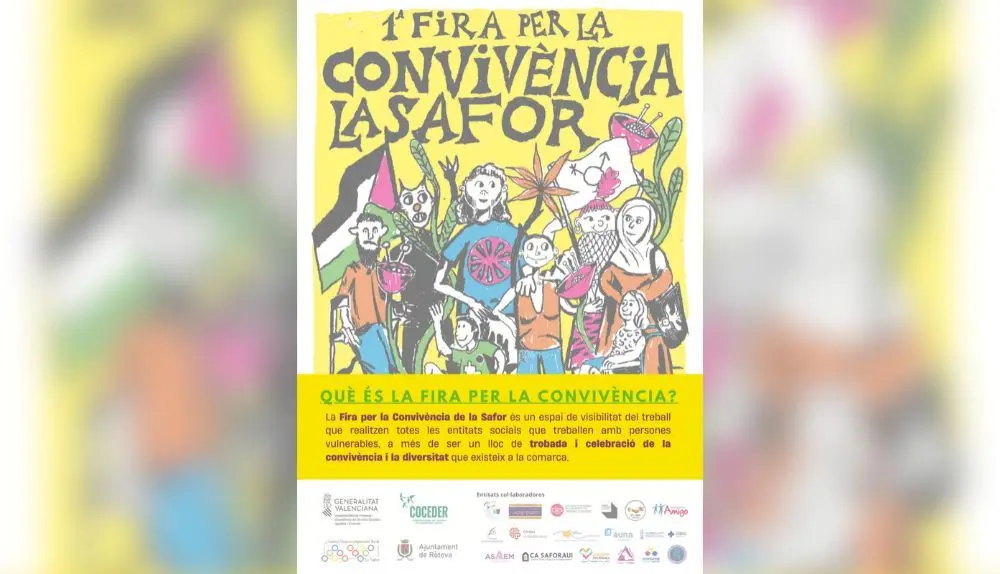 Ròtova reunirá a entidades sociales en una feria por la convivencia