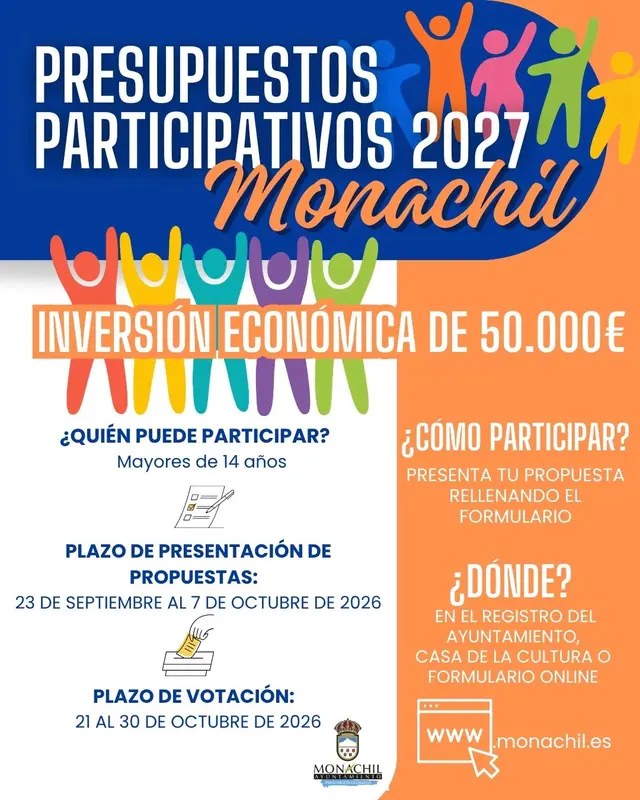 Monachil abre la votación para elegir inversiones municipales de 2027