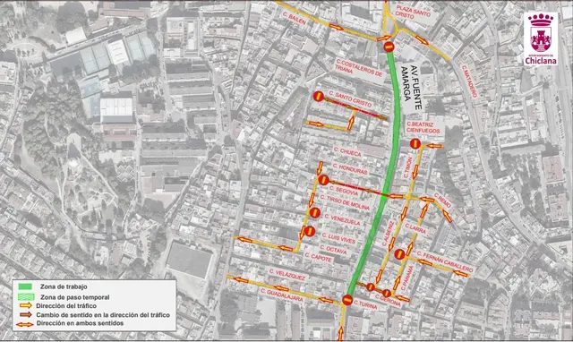 Chiclana inicia el jueves el asfaltado de Fuente Amarga