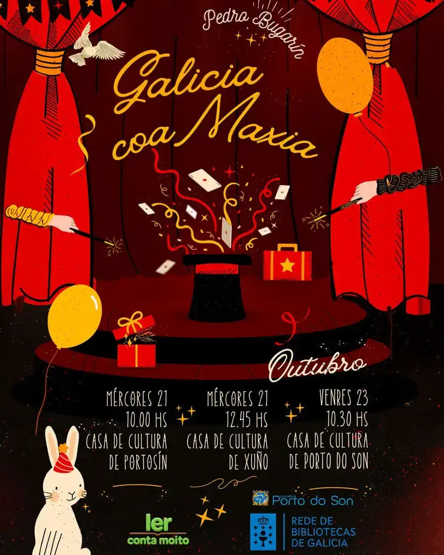 Magia y circo para el público infantil esta semana en Porto do Son