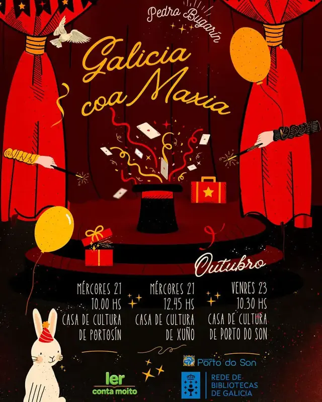 Magia y circo para el público infantil esta semana en Porto do Son
