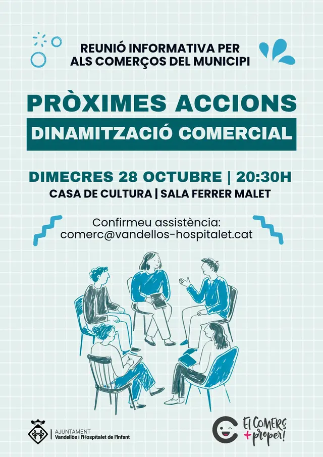 Los comercios de Vandellòs i l'Hospitalet, convocados a una reunión sobre dinamización