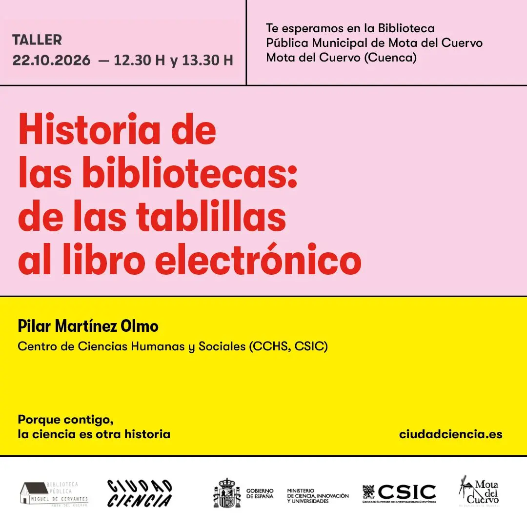 Mota del Cuervo propone un recorrido por la evolución de las bibliotecas