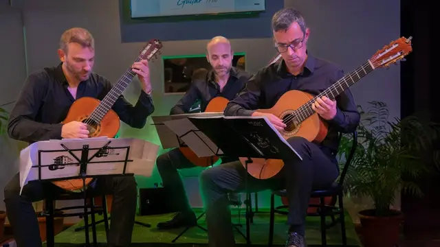 El Iberian Guitar Trio actuará el viernes en La Casa del Guitarrista