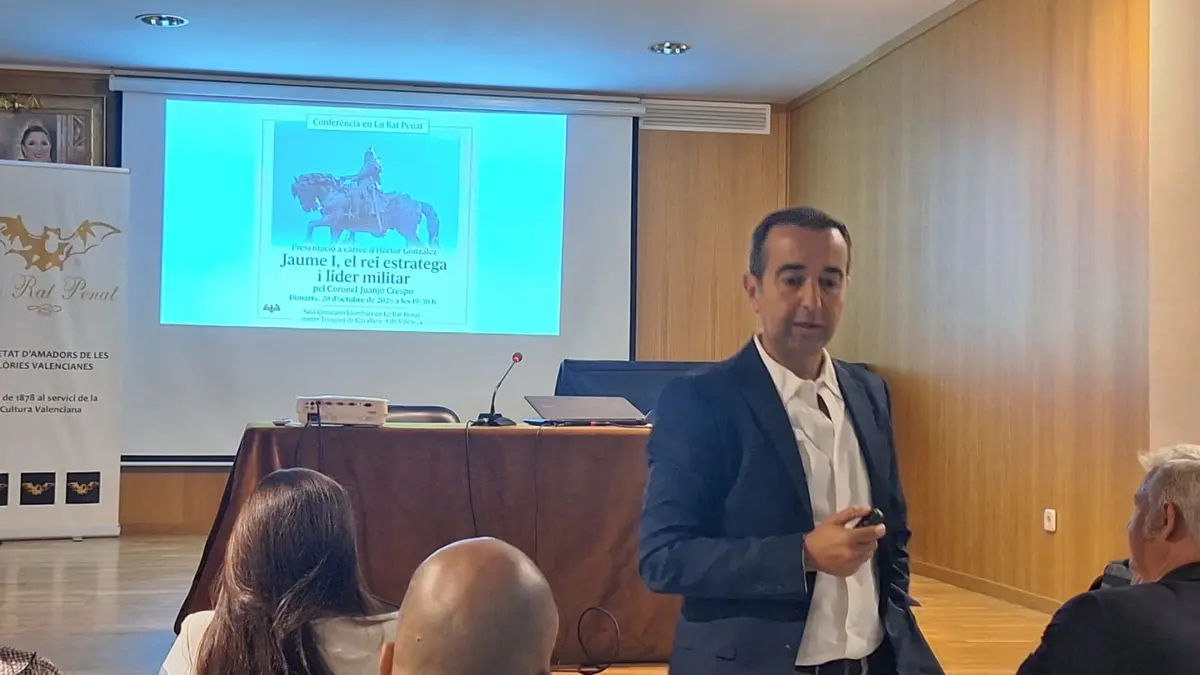 Una charla en València explora el talento militar de Jaume I