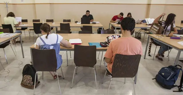 La sala de estudio de San Fernando recupera la climatización