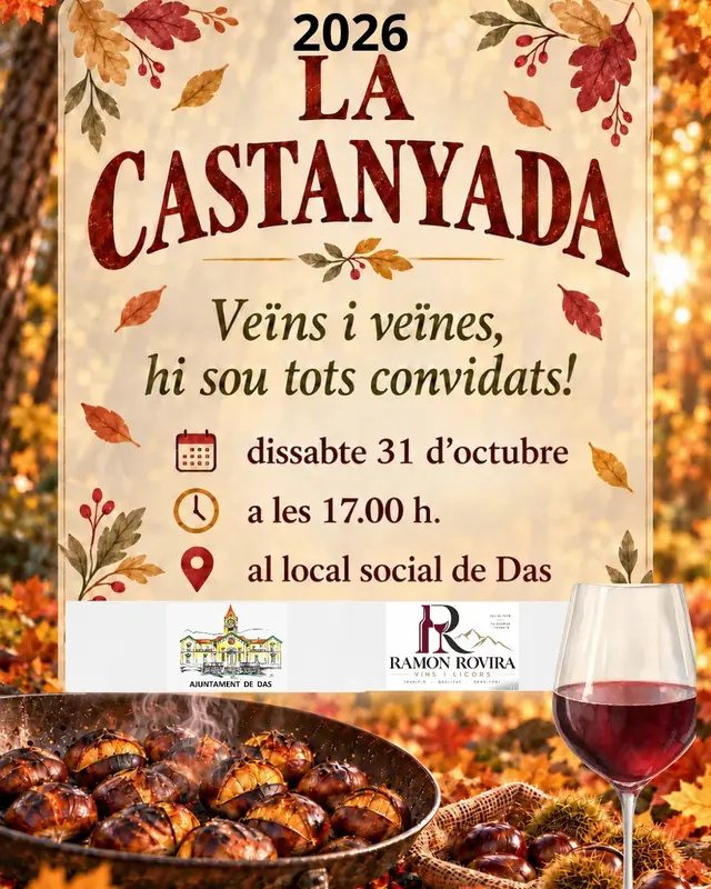 Das invita a celebrar La Castanyada el 31 de octubre