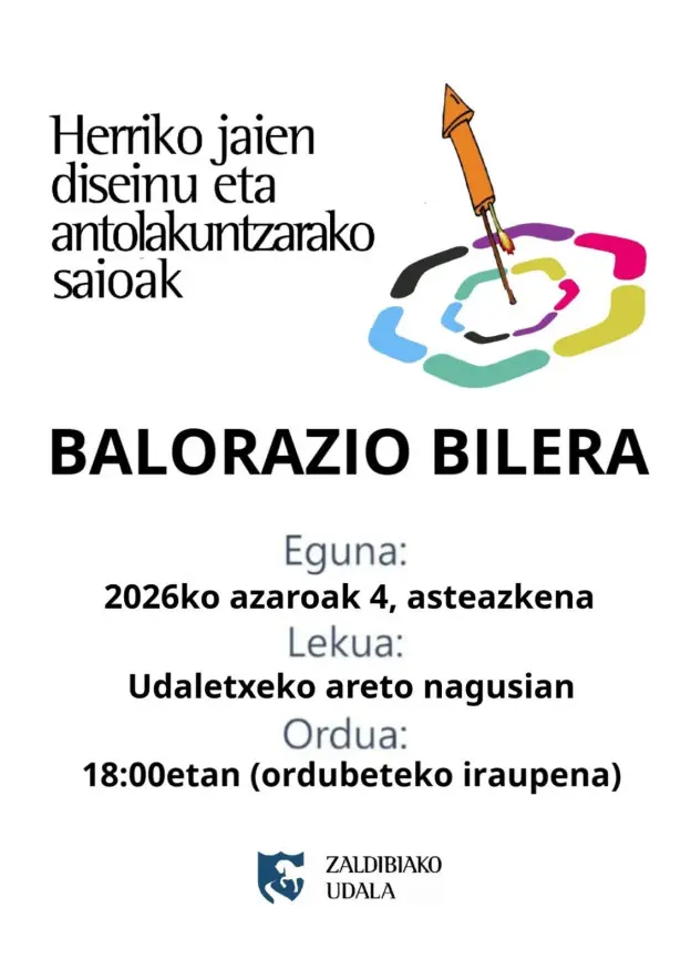 Zaldibia abre a la ciudadanía la evaluación de las fiestas de 2026