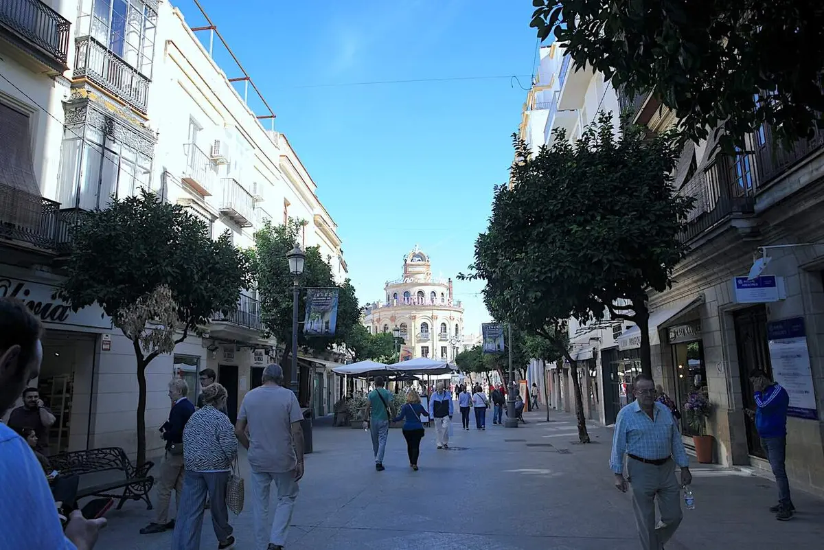 El entoldado del centro de Jerez proyecta llegar hasta la calle Lancería