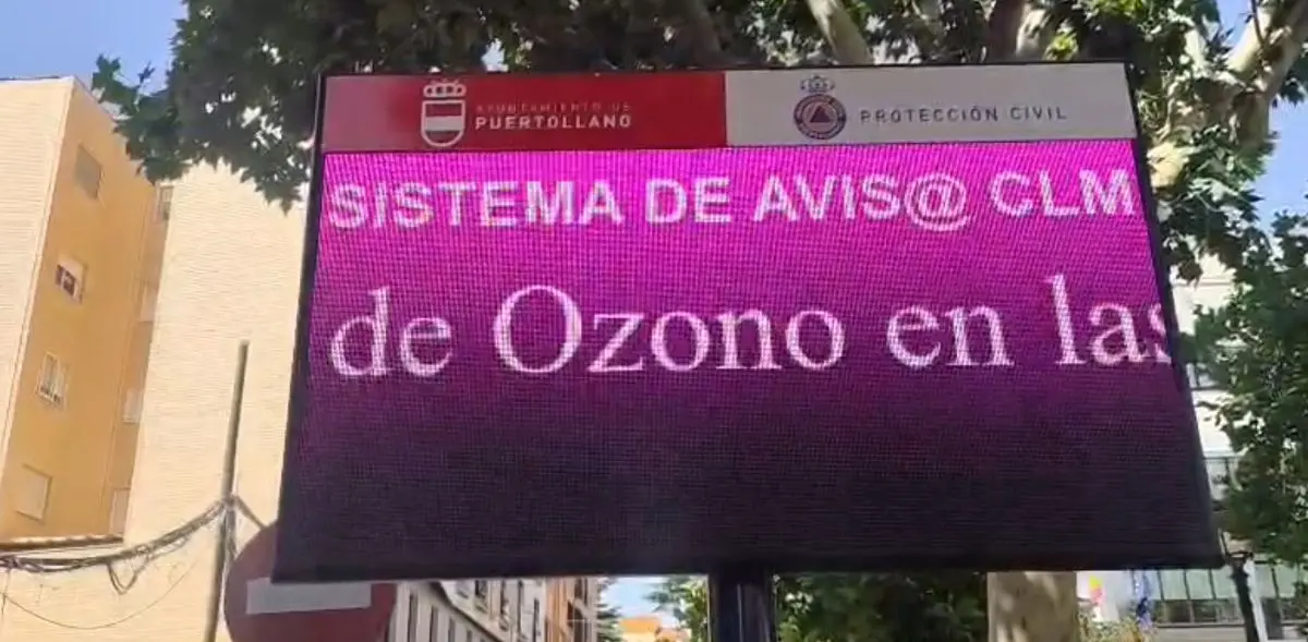 Puertollano activa el aviso por niveles de ozono