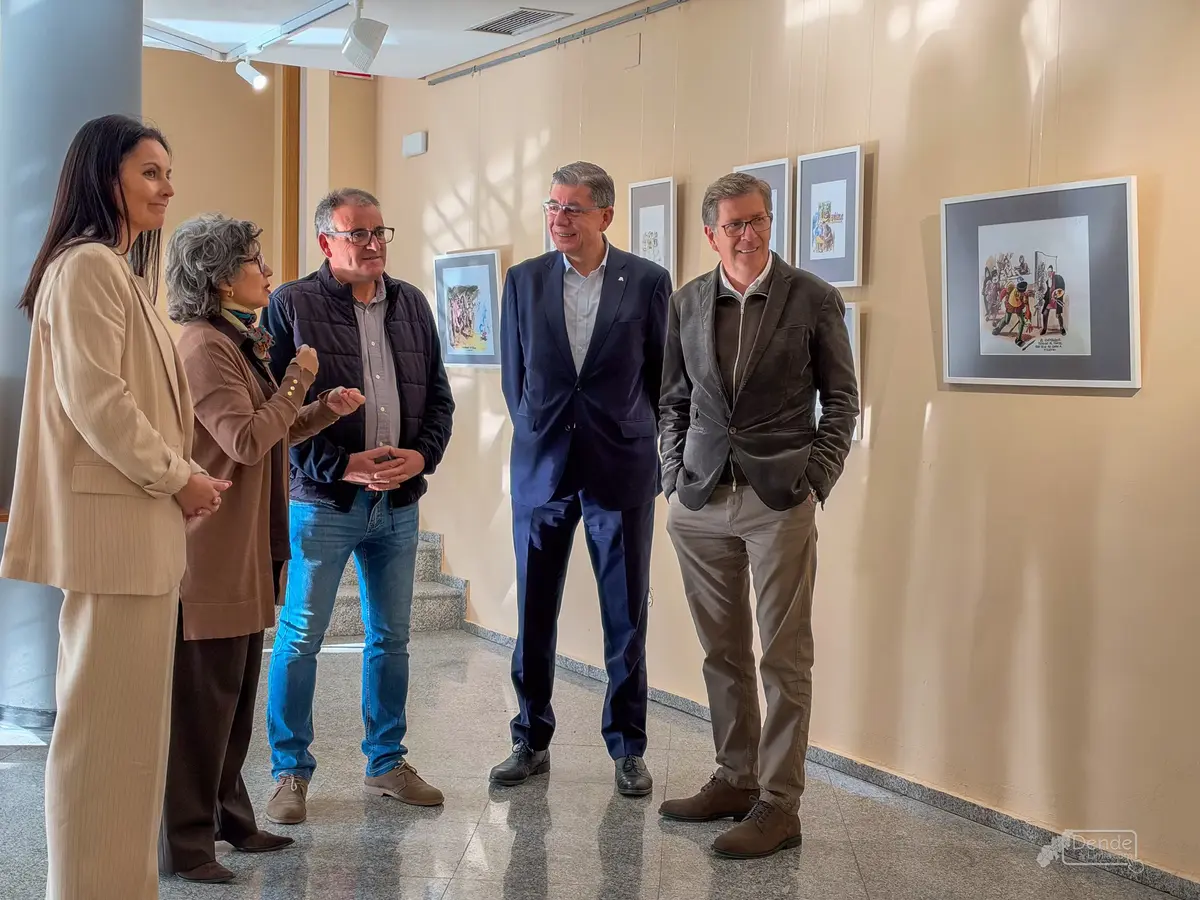 Xinzo de Limia acoge una muestra dedicada al ingenio de Antonio Mingote