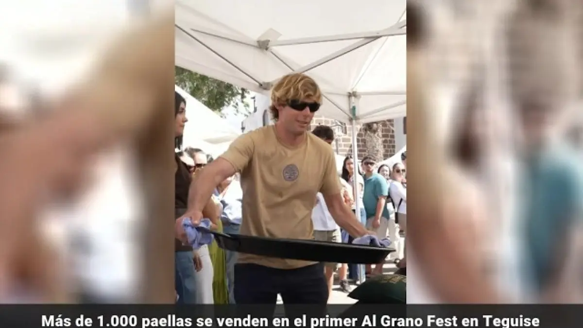 El primer Al Grano Fest de Teguise supera las mil raciones de arroz