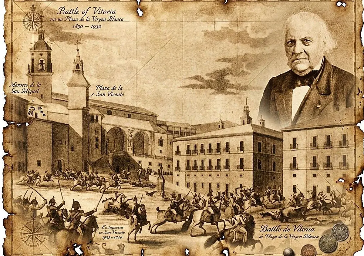 Las anotaciones de Antoine Fée retratan la Vitoria de la Guerra de la Independencia