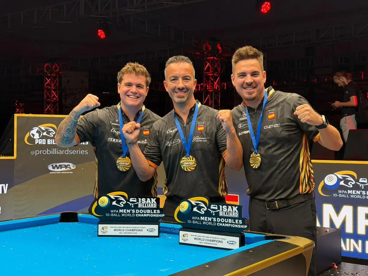 Alcaide y Sánchez suman otro título mundial de billar por parejas