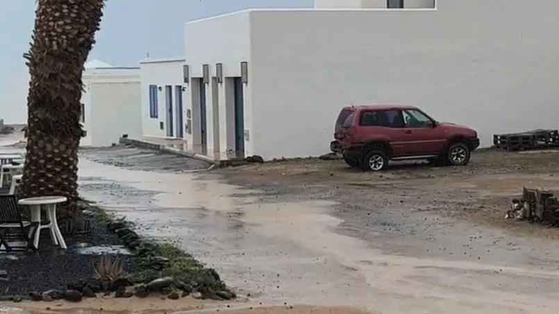 Tinajo no registra lluvia frente a los 20,8 litros de La Graciosa