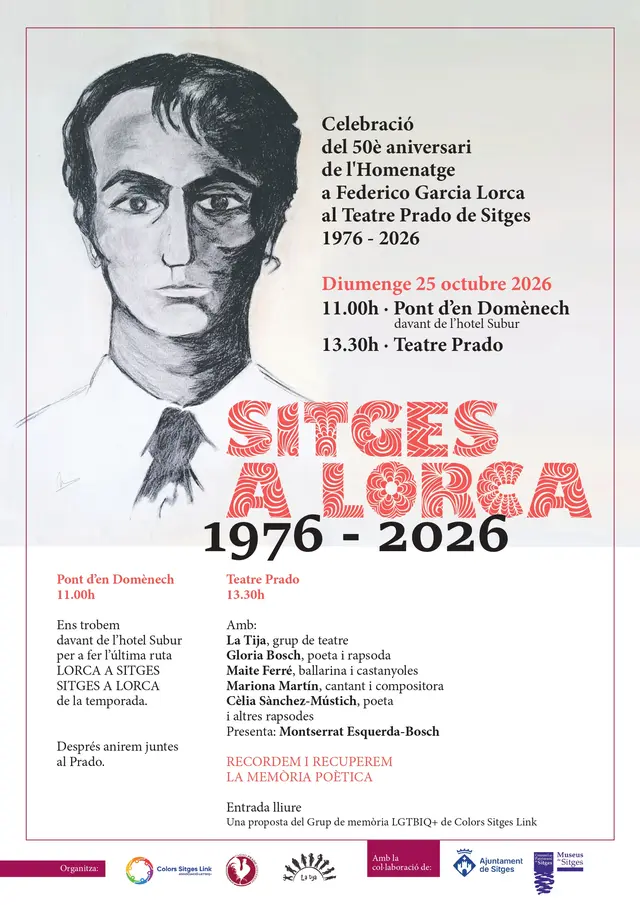 Sitges recordará medio siglo de una noche dedicada a Lorca