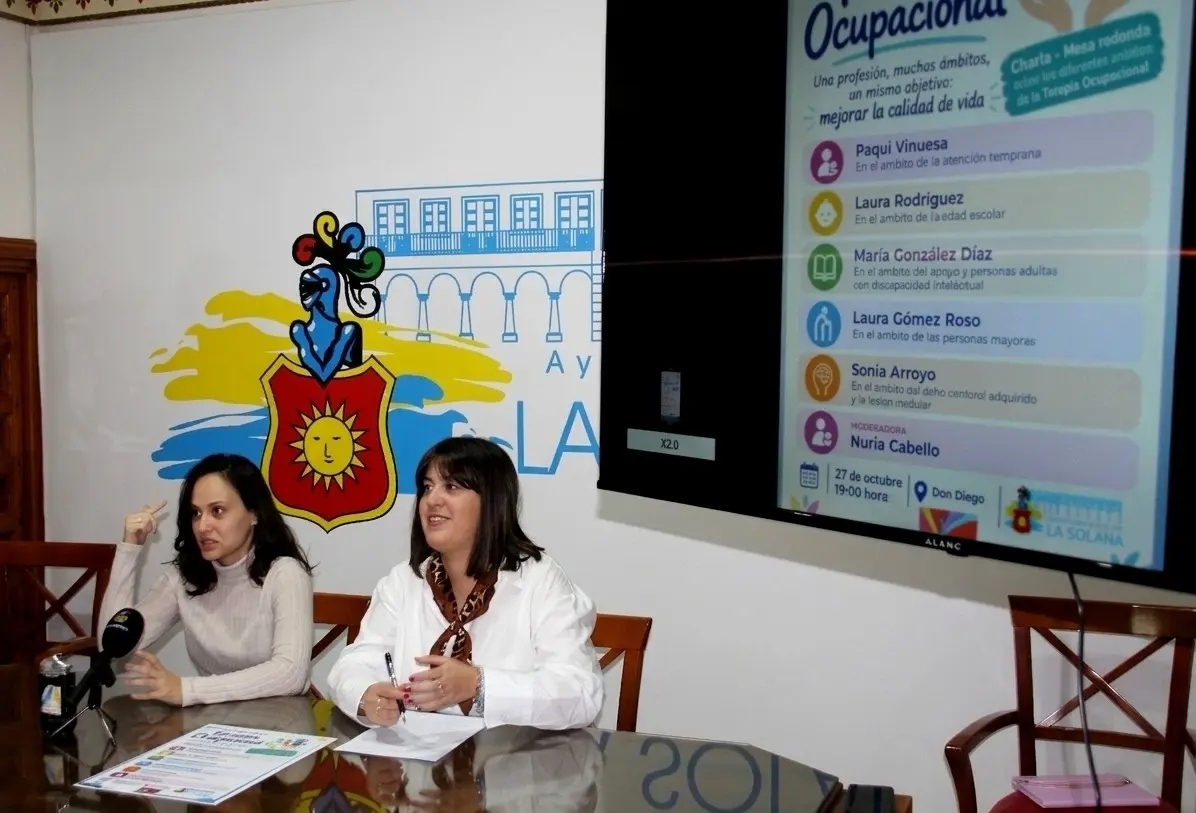 Una mesa redonda busca dar visibilidad a la terapia ocupacional en La Solana
