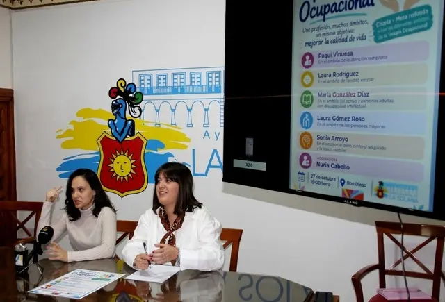 Una mesa redonda busca dar visibilidad a la terapia ocupacional en La Solana