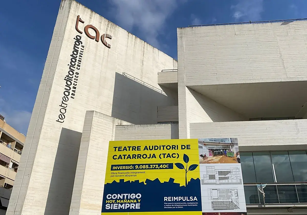 El teatro auditorio de Catarroja encara el inicio de su reconstrucción