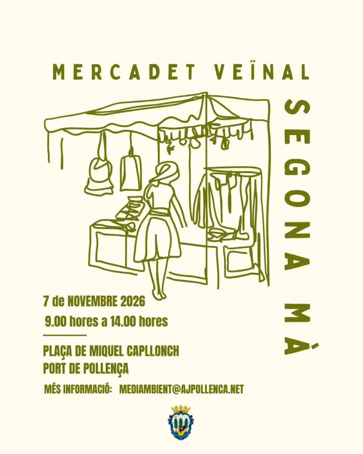 El Port de Pollença prepara un mercadillo vecinal para fomentar la reutilización