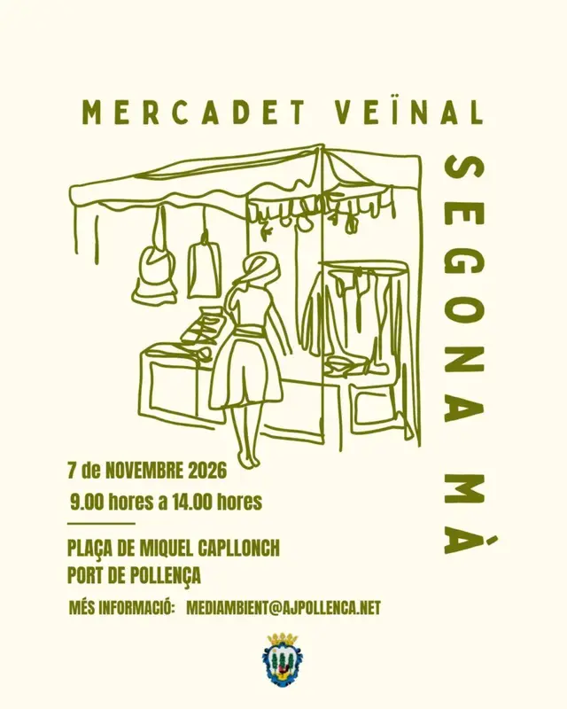 El Port de Pollença prepara un mercadillo vecinal para fomentar la reutilización
