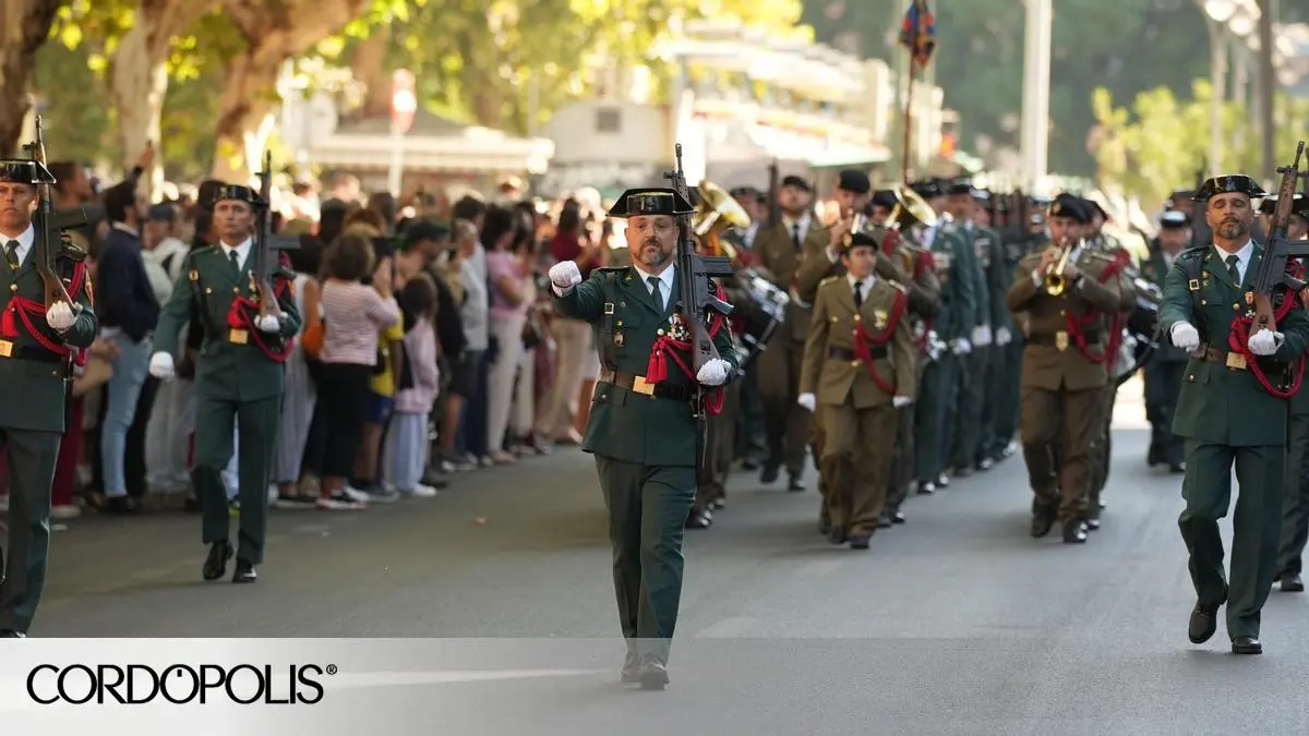 Córdoba conmemora a la Virgen del Pilar con un acto de la Guardia Civil