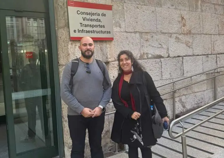 Dos concejales de Manzanares el Real participan en una reunión sobre obras en la Zona Norte
