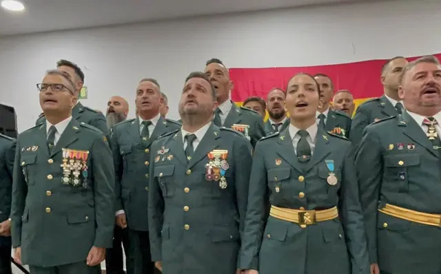 Los Barrios rinde tributo a la Guardia Civil en la festividad del Pilar