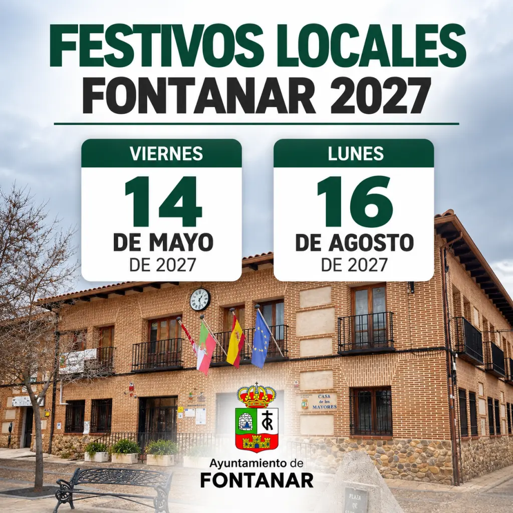 Fontanar fija sus dos festivos locales para 2027