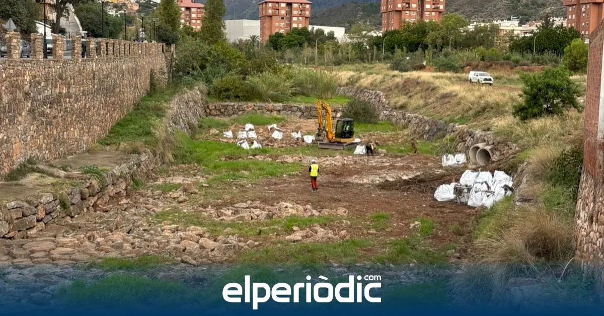 La CHJ actúa en el Belcaire ante la posibilidad de lluvias intensas en La Vall d'Uixó