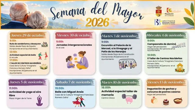 La Victoria programará actividades para sus mayores entre octubre y noviembre