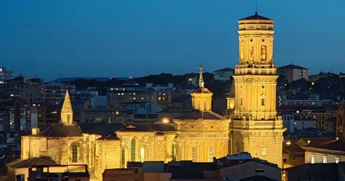 La Catedral de Tudela renueva su iluminación exterior